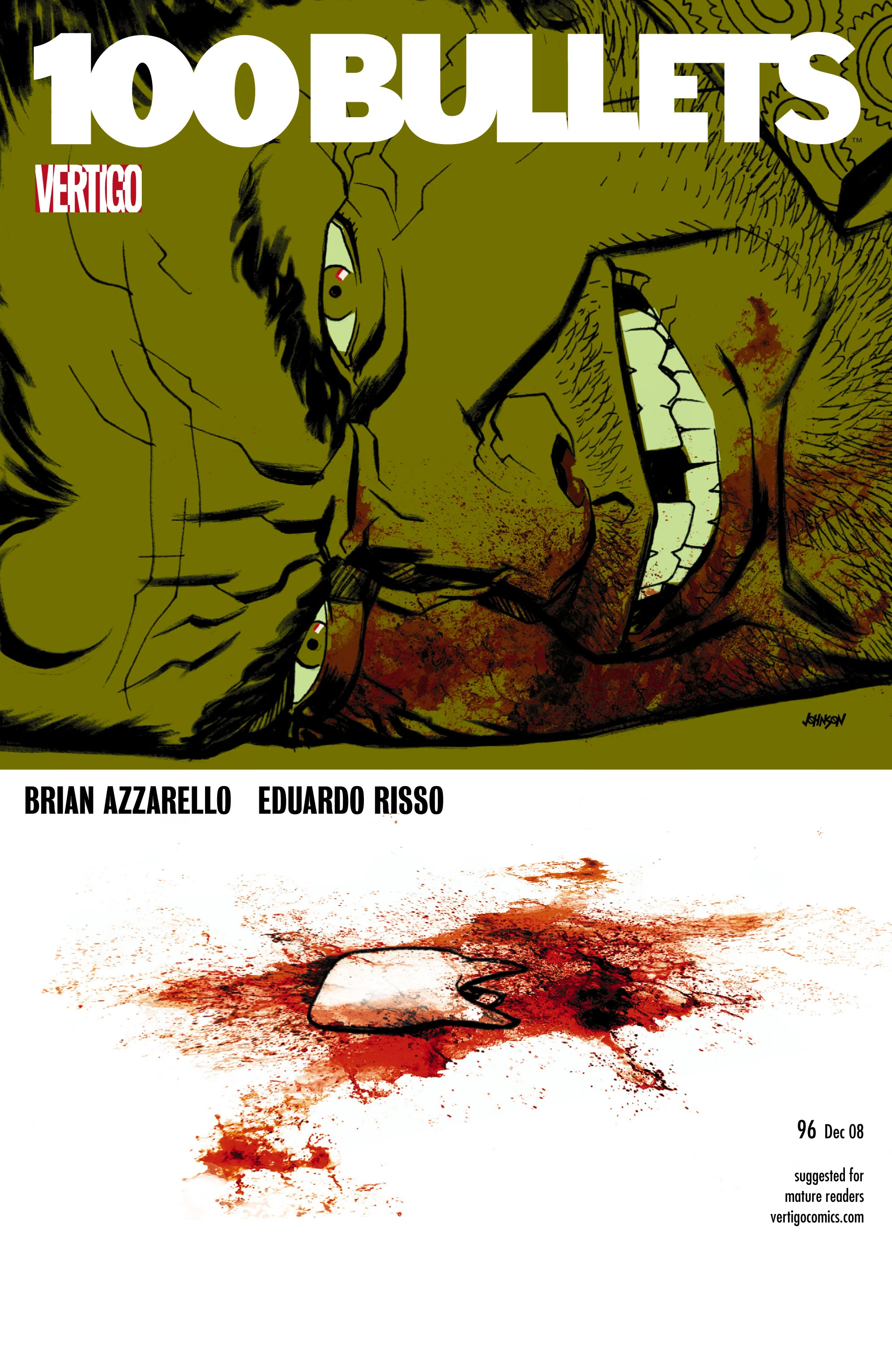 100 Bullets #96 (DC, 2008 — Cover A) cover
